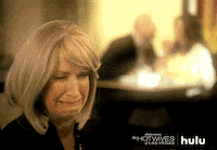 Angela Kinsey Crying GIF by HULU
