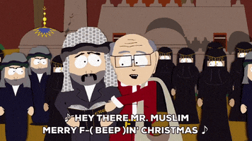christmas singing GIF by South Park 