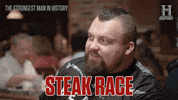 historyuk history food challenge eddie hall strongest man GIF
