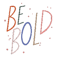 Lettering Bebold Sticker