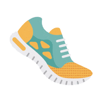 centerstonehealth running sneaker nonprofit mental health awareness Sticker