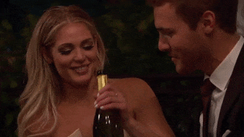 Champagne Bachelor GIF by ABC Network