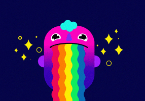auds_ rainbow pride sparkle adorable GIF