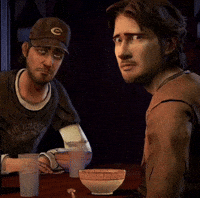 Disgusted The Walking Dead Game GIF