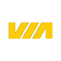 viarailcanada travel canada train via rail Sticker