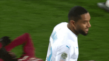 Jordan Amavi Smile GIF by Olympique de Marseille