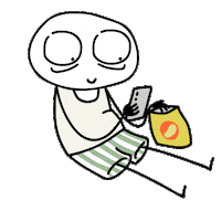 Chilling Day Off Sticker by TheIntrovertedAttorney