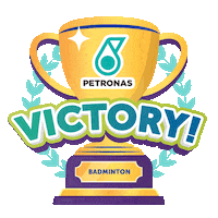 PetronasMY sports victory champion trophy Sticker