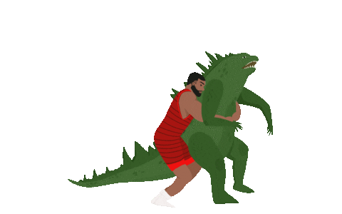 KILLCLIFFLLC giphyupload ufc mma godzilla Sticker