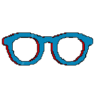 Lavunett blue eyes sunglasses eye Sticker