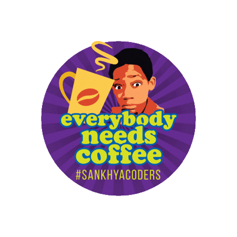 Everybody Hates Chris Coffee Sticker by Sankhya Gestão de Negócios