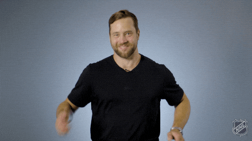 Happy Ice Hockey GIF by NHL