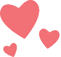 Valentines Day Hearts Sticker by Done by Deer