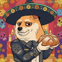 Celebrate Day Of The Dead GIF by Doge Pound