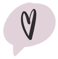 calligrafun_com love heart pink like Sticker