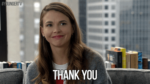 Sutton Foster Thank You GIF by TV Land