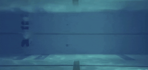 Wink Swimming GIF by CHAI