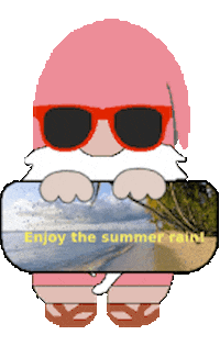 Summer Gnome Sticker