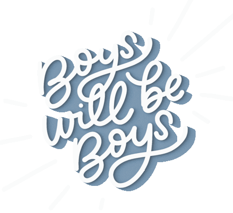 Boys Will Be Boys Sticker by Tutajna