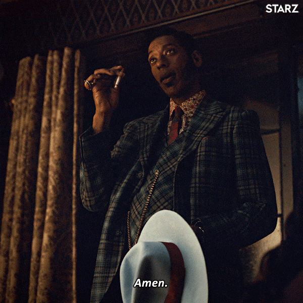 americangods reaction yes season 2 starz GIF