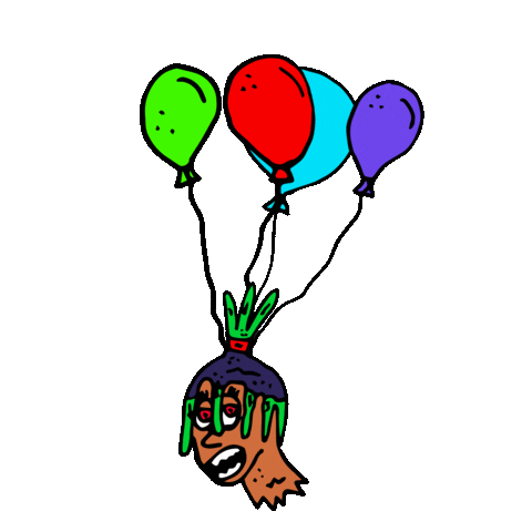 Colors Balloon Sticker by Nuttz