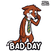 Sad Bad Day Sticker by VeeFriends