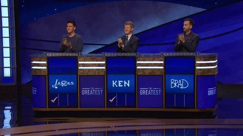 The Greatest Of All Time GIF by Jeopardy!