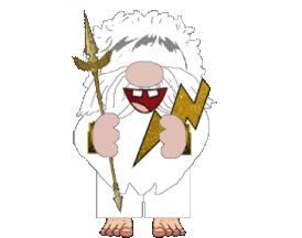Father Sky Sticker