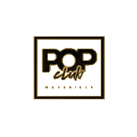 Popclub pop marseille popclub popclubmarseille Sticker