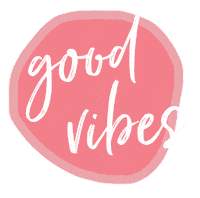 Good Vibes Pink Sticker by jane.com