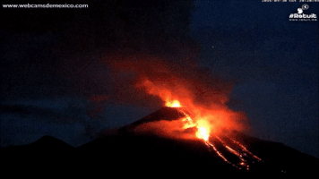 euronews mexico volcano euronews colima GIF