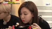 k-pop eating GIF
