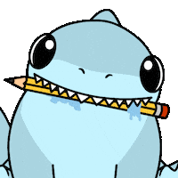Bitcoin Shark Sticker by Ordinary Frends