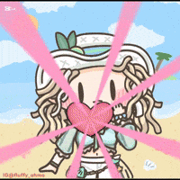 Summer Demi GIF by Fluffy the Thunder God 雷神阿毛
