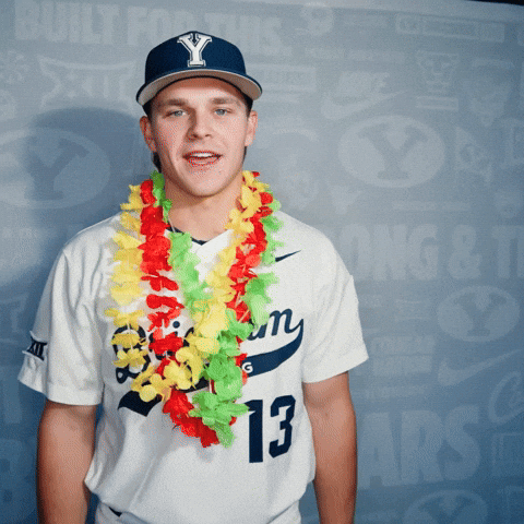 Celebration Byu Baseball GIF by BYU Cougars