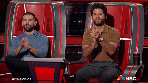 Supporting Dan And Shay GIF by The Voice