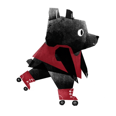 Skate Skating GIF by Squirlart