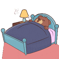 Tired Good Night Sticker by BEARISH