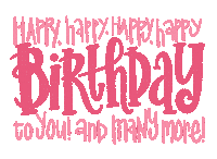 Happy Birthday Sticker