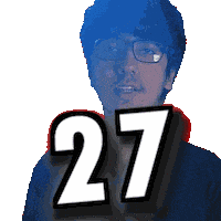 Twenty-Seven Number Sticker