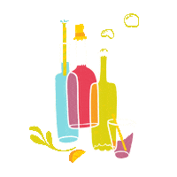 Drunk Happy Hour Sticker by Katya