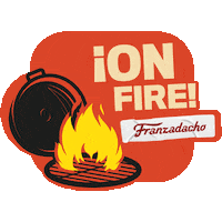 Fire Bbq Sticker by Embutidos Franz