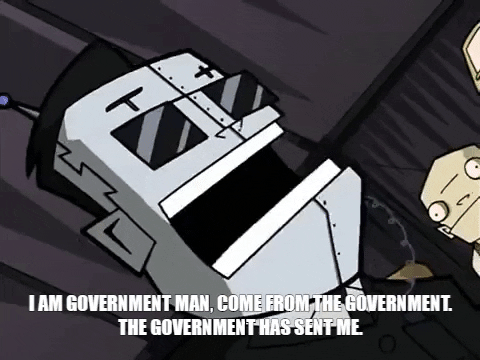 Uberchaun giphygifmaker fbi government invader zim GIF
