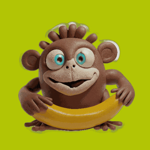 Hungry Monkey GIF