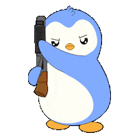 Angry Fight Sticker by Pudgy Penguins