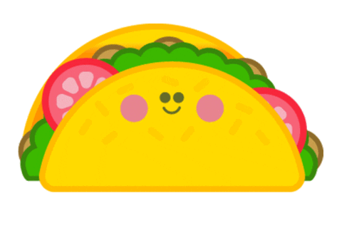 Food Taco Sticker by Nomadic Agency