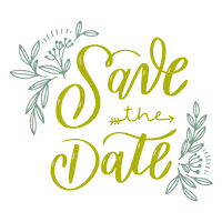 Date Save Sticker by villalaureana