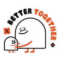 K Hug Sticker by KompacPlus