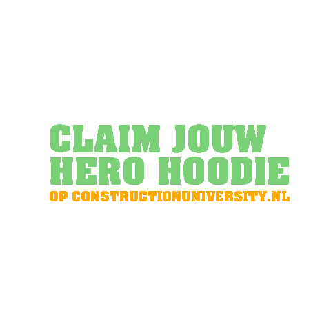 Hoodie Sticker by Building Heroes