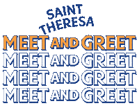 Santa Teresa Meet Sticker by Saint Theresa Bilingual School